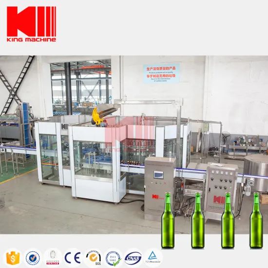 Automatic Beer Brewing Bottle Washing Filling Capping Machine Manufacturer