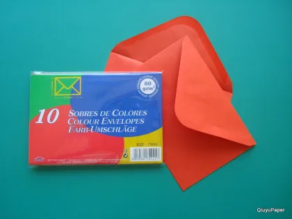 Sobres De Colors Colour Envelopes Farb-Umschlage CE certifications 80 grm