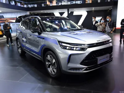 New 5 Seats Baic Beijing X7 PHEV - Affordable Chinese Plug-in Hybrid SUV