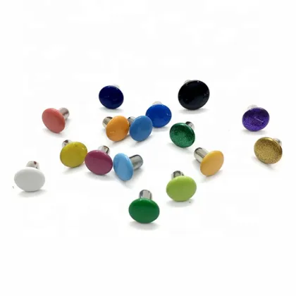 Factory Wholesaler: Spray Painted Metal 12mm Hollow Rivet Nut for Shoes