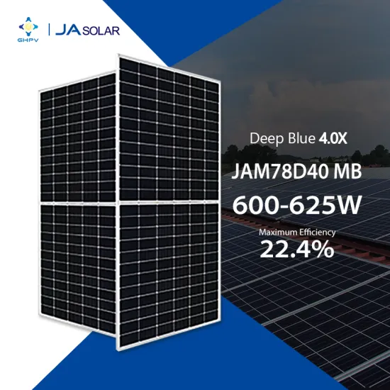 JA Solar Panels in EU Warehouse: 156 Cells, MBB 600W to 625W N-type Bifacial Photovoltaic Panels