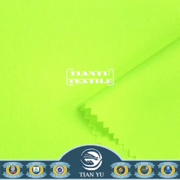 hi vis workwear Fluorescent fabric / High Visibility Work jacket workwear Fabric / EN20471 Fluorescent Fabric