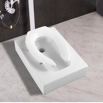 Best Selling Ceramic Squat Toilet with Flushing System in Pan Asia