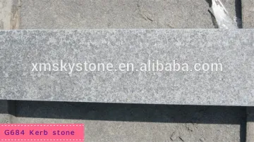 black cheap garden kerb stone granite g684