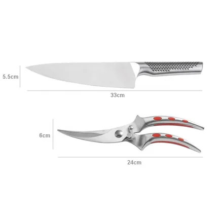 JHY 2024 Stainless Steel Chef Knife Knives Set: The Latest Design in Culinary Tools