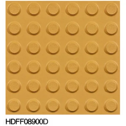 yellow glazed ceramic floor tactile tile pedestrian paving tiles