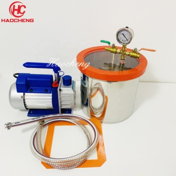 High Quality 3 Gal (12L) SS304 Vacuum Chamber with Pump