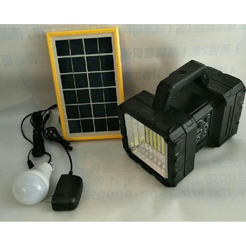 6V3W 7000MAH luz solar de jardim