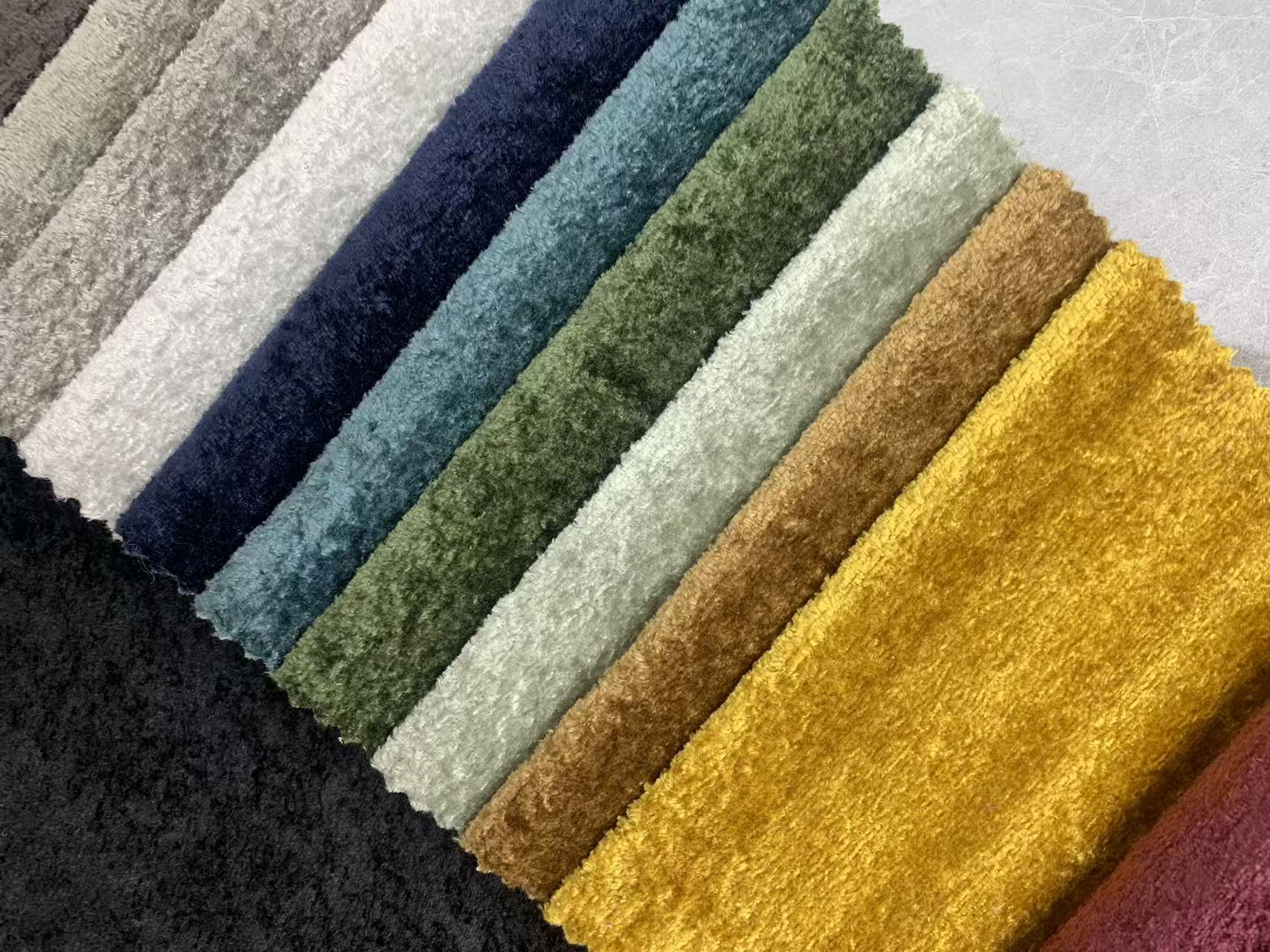 Velvet Upholstery Fabric for Sofa