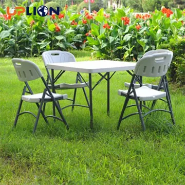 Uplion Steel HDPE Cheap Plastic Folding Outdoor Chair