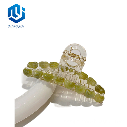 Simple Sweet Elegant Wholesale Korea Women's Acetate Heart Hair Claw Clip