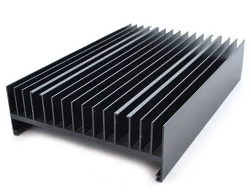 Pvdf Coated Aluminum Heatsink Extrusion Profiles , Aluminum Extrusion Heatsink With Cnc Machining