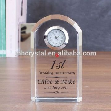 Personalised Crystal Clock MH-C0175