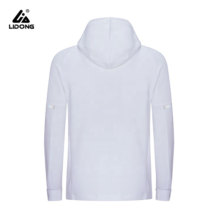 Sports Gym Fitness Running Zipper Jacket Reflective Hoodies