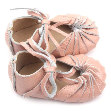 2017New Arrival Cow Leather Toddler Gladiator Sandals Baby Sandals