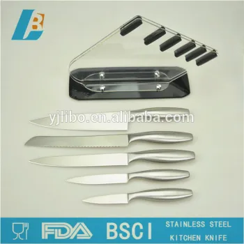 kitchen knife set with hollow handle