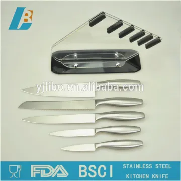 kitchen knife set with hollow handle