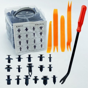 630 Pcs Car Retainer Clips Kit - 16 Popular Sizes