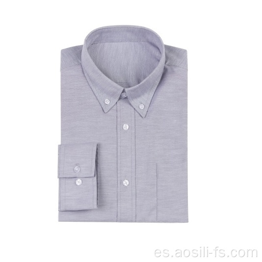 BIG SALE Camisa Oxford tejida para hombre