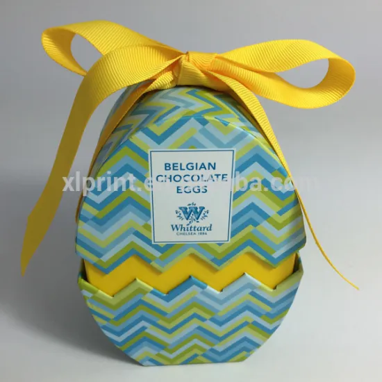 Mini funny design rigid paper box with nice ribbon