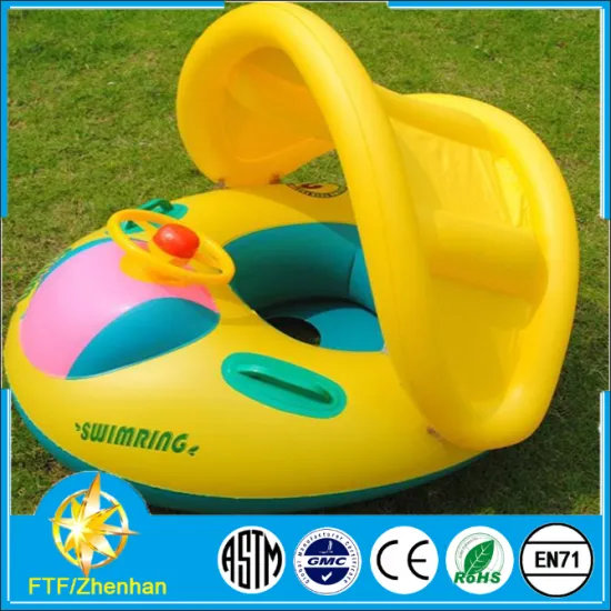 mini pvc inflatable swimming pool car floats inflatable baby seat