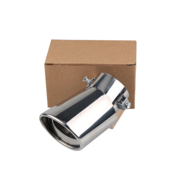 Universal Car Tailpipe Muffler Tips Stainless Steel Chrome Trim Accessories