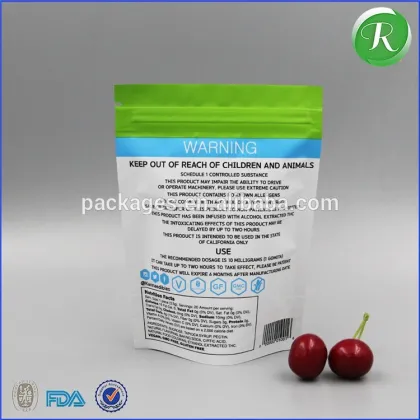 Shandong best aluminum foil bags with zipper and tear notch