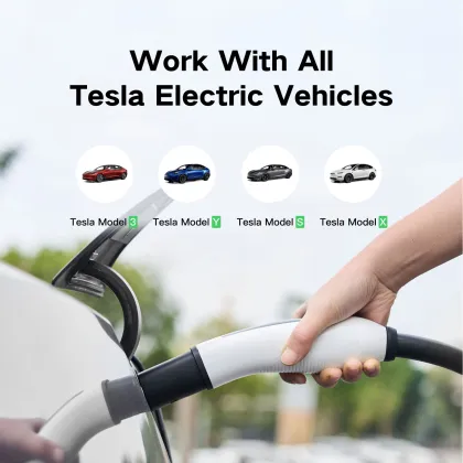 J1772 Electric Vehicle Portable Level 2 EV Charger - Tesla Mobile EV Charging Station
