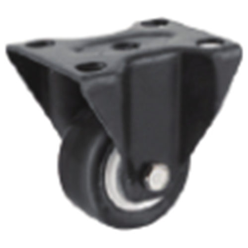 4 Inch Rigid Swivel PVC Material Small Caster