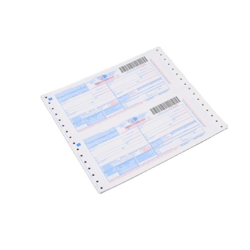 Custom Printed Carbon-less Paper Parcel Notes Airway Bill