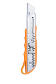 Automatisch einziehbares Cuttermesser aus Kunststoffpappe