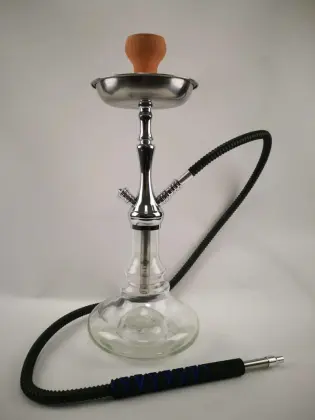 Single-tube transparent glass soot