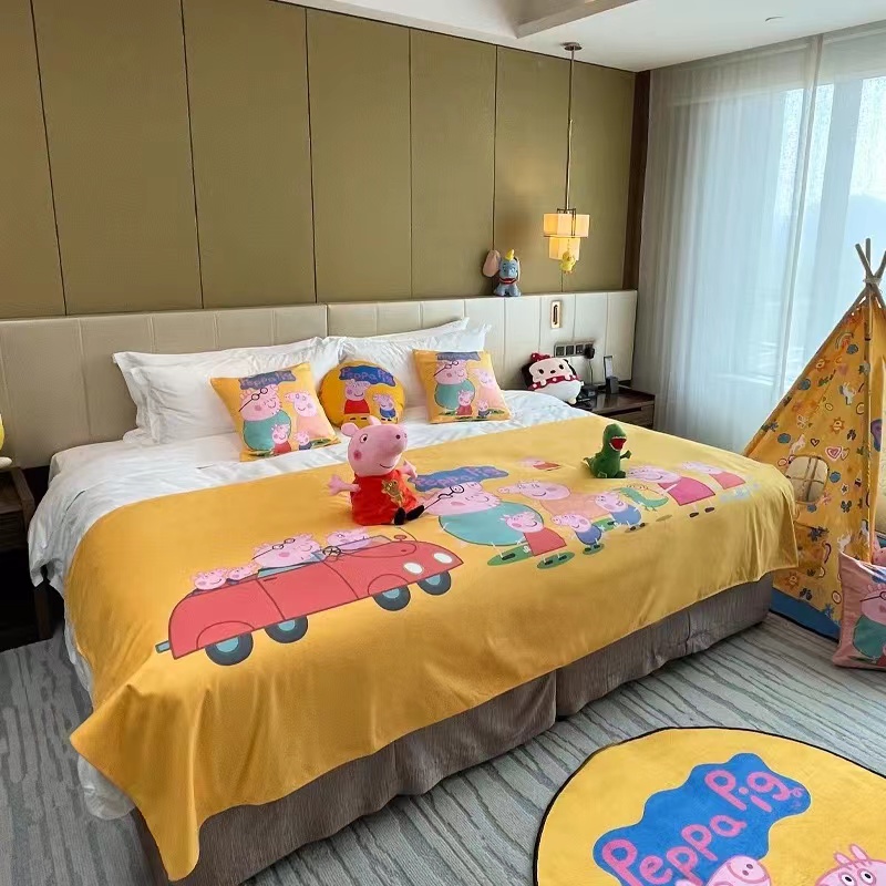 Printing parent-child room sets tent mat bedcover cushion