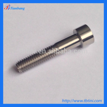 Baoji Tianbang Produce Low Price Titanium Ti M8X60mm DIN912 Gr5 Allen Socket Head Bolts Screw