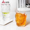 Clear Glass Wine Whiskey Cup Blank Sublimation Glasses