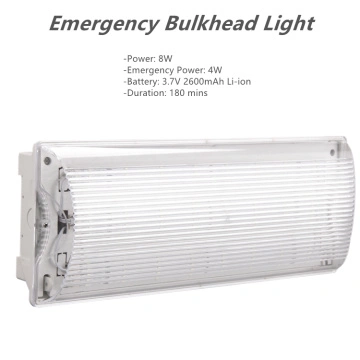 Outdoor Indoor EMERGENCY FIRE EXIT LIGHT 3 Hour LED NON BULKHEAD IP65 MAINTAINED