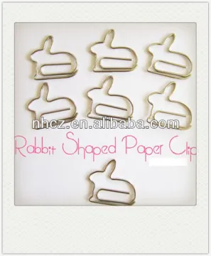 Nickle Bunny Paper Clips-Stainless Steel Paper Clips