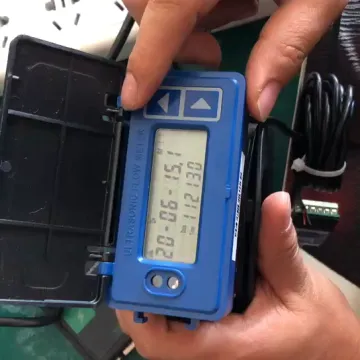 TEREN Digital Flow Meter for Irrigation Water Flow Measurement - Ultrasonic Water Meter Reading