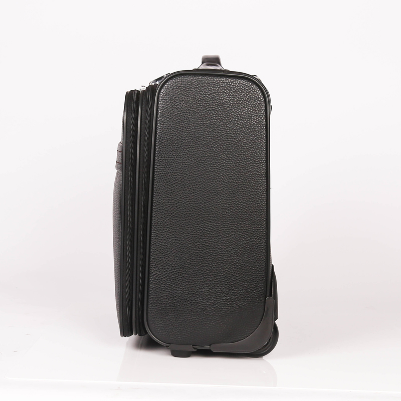 Black PU Trolley Luggage 