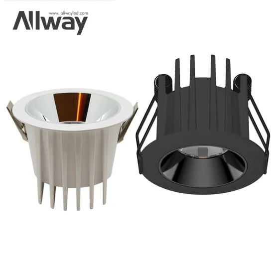 ALLWAY High-Quality Anti-Glare LED Downlights: 5W to 30W Recessed Housing Office Spot Ceiling Lamps