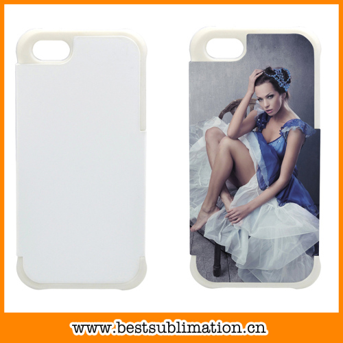 Bestsub Personalized 3D Sublimation Phone Cover for iPhone 5 White Case (IP5D02WF)
