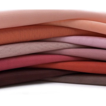 100％ポリエステル六角形メッシュファブリック