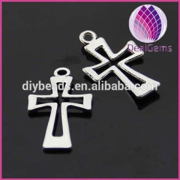 Wholesale 22*36mm alloy cross charm for making jewelry