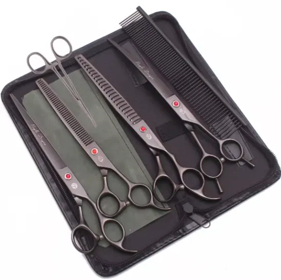 Wholesale Color Printing Dog Grooming Shears Pet Hair Scissors