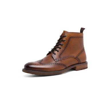 Bottes en cuir de vache personnalisées pour hommes