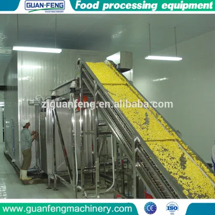 Frozen vegetables production line