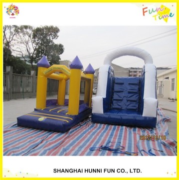 China high giant inflatable slide/dry slide for adults and children