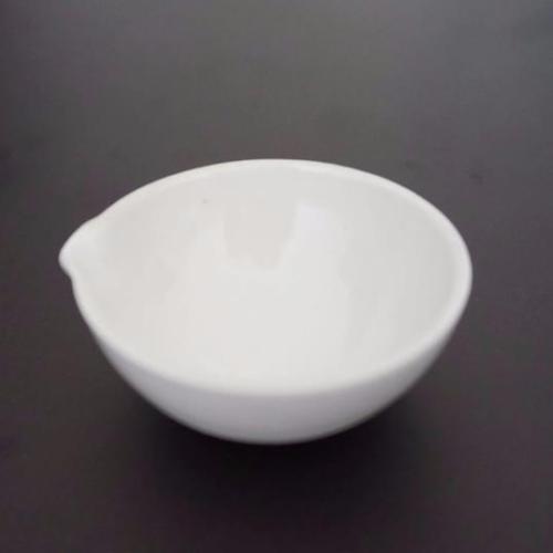 Round Bottom Porcelain Evaporation Dishes with Spout 1000ml