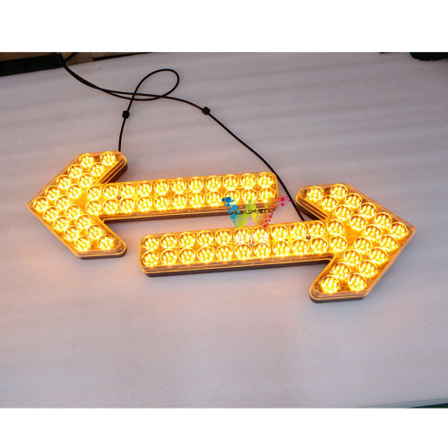truck mounted LED yellow flashing traffic arrow light