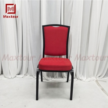 Metal Church Chairs for Romantic Wedding Banquets and Hotel Halls